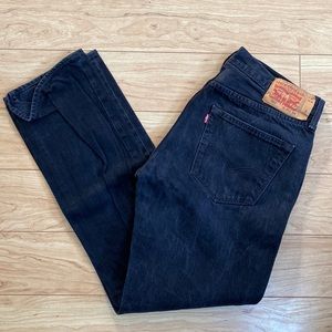 36x34 Black Levi’s 501 Original Fit straight jeans